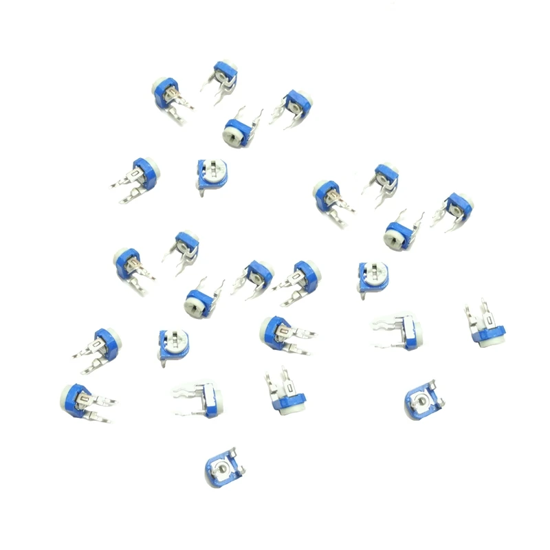 130Pcs 100 Ohm-500K Ohm Potentiometer Adjustable Resistor Kit