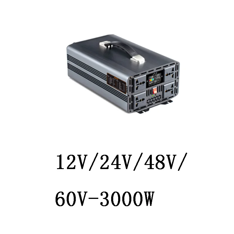 Pure Sine Wave Inverter 12V/24V/48V/ 60V-3000W vehicle-mounted or household