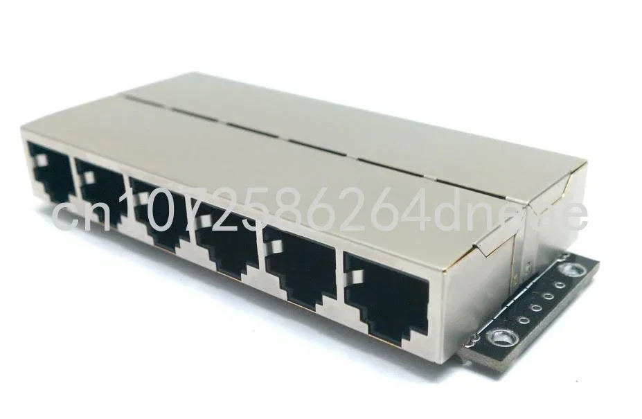 Network Cable Straight-through Connector Network Port Adapter Board 6-way Network Cable Multi-way Docking Module