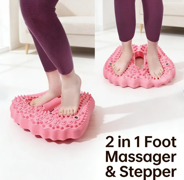 2026 Multifunctional Magnetic Foot Massage Pad Non‑Slip Acupressure Mat Inflatable Foot Massager for Home Relaxation massagem