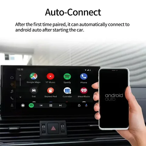 Беспроводной адаптер CarPlay и Android Auto Bluetooth 5.3 — изображение товара