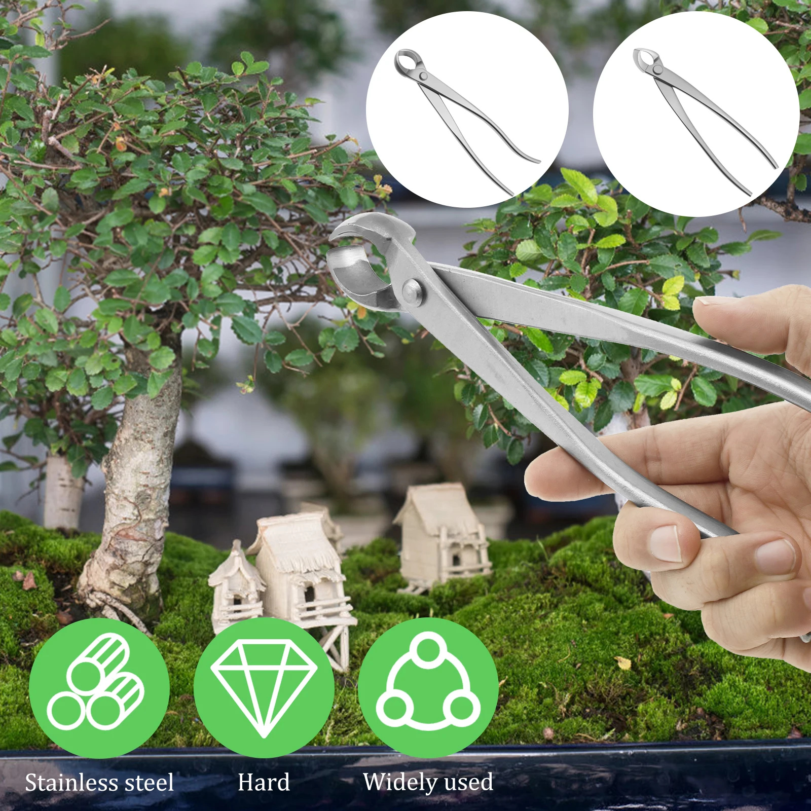 

Набор инструментов для бонсай: кусачки для веток, разделитель стволов, вогнутые кусачки из нержавеющей стали, кусачки для проволоки, плоскогубцы для джинпэйкинга, ножницы для бонсай для садоводства