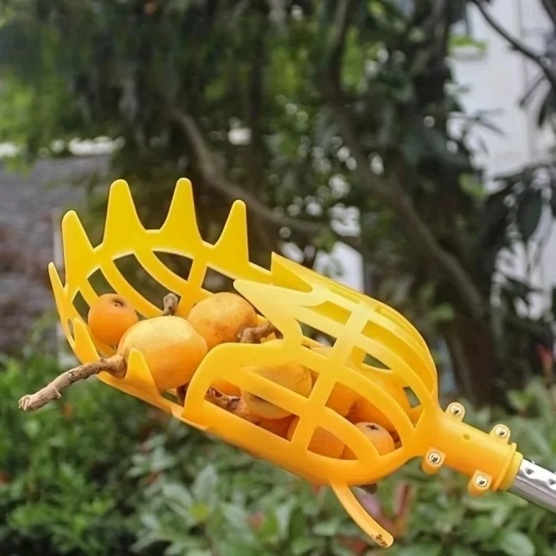 Multi Color Plastic Deep Basket Fruit Picker Head Catcher Convenient Picking Tool For Apple Peach Bayberry Jujube Vegetable Farm