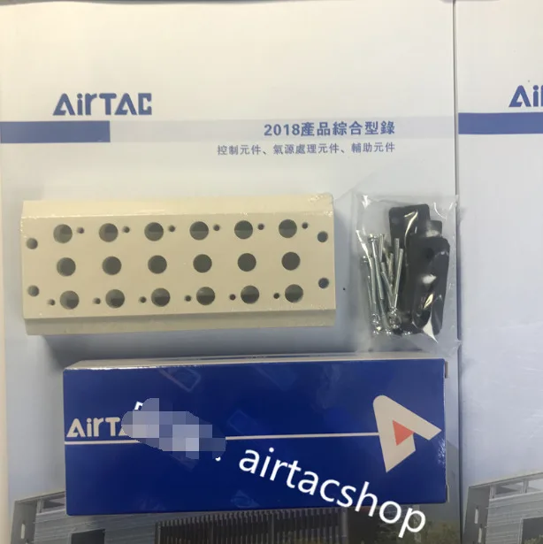 1PCS New AirTAC 100M-6F 100M6F Solenoid Valve Base