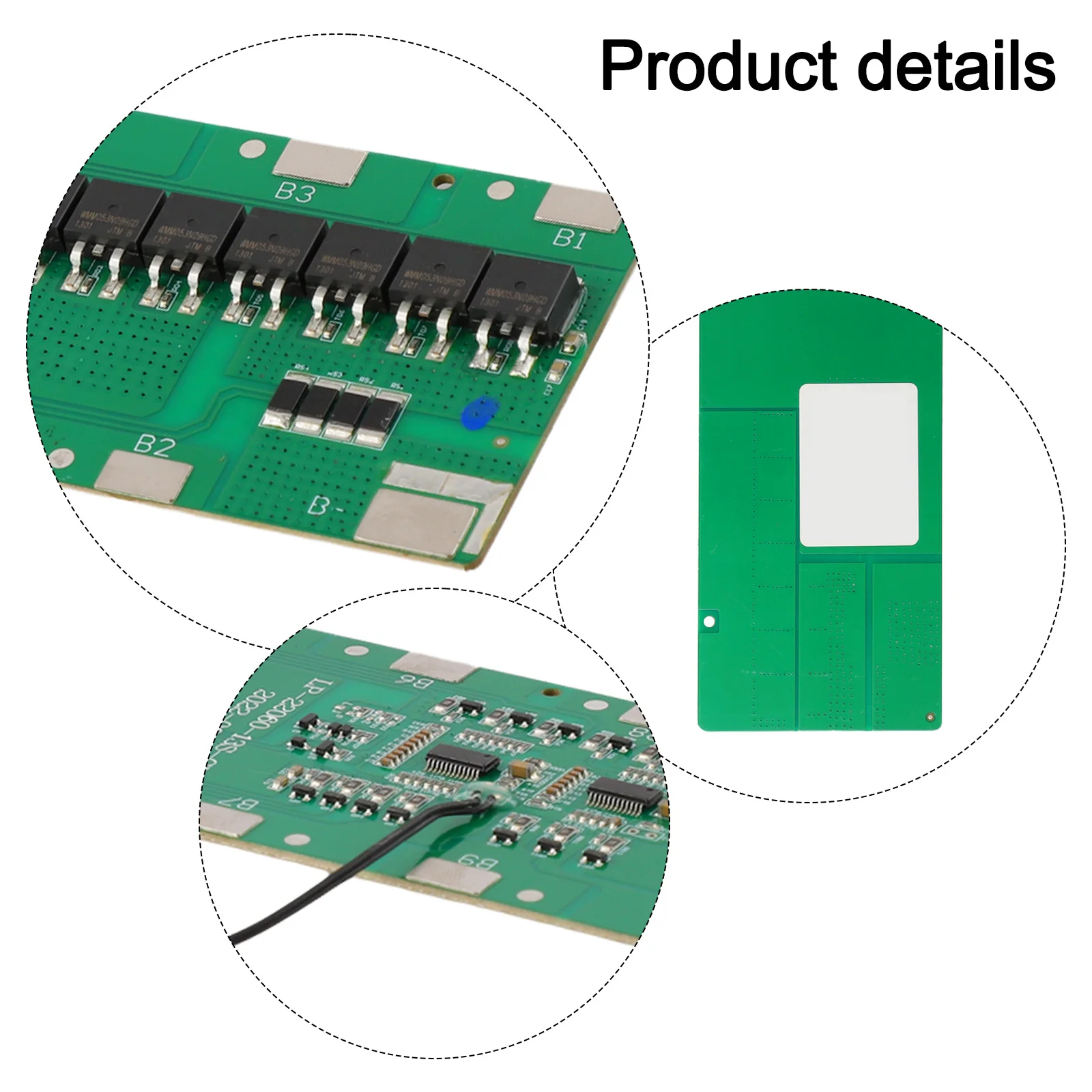 13S 6P 48V Spare E-bike Battery Box Holder PCB Board With Balance For E-scooter For 48V E-bike Battery Spare Part To Replace