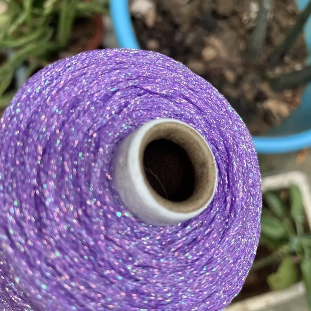 Pure Silk Crystal Hollow Yarn, Bubble Hair Clip, Hand Woven Yarn for Bags, Dolls, Violent Bears, DIY, 250g