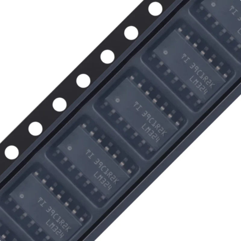Pacote LM324DR SOIC-14 quad, amplificador integrado IC Chip