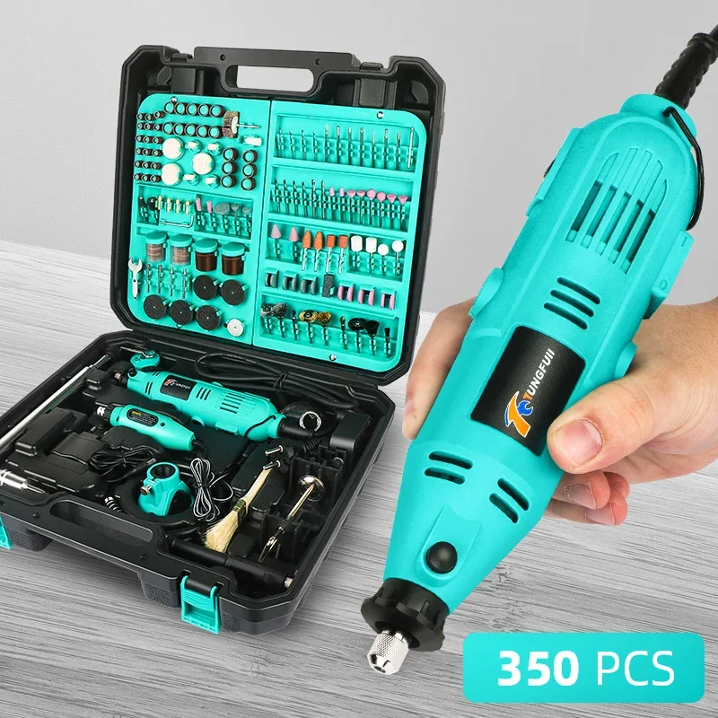 220V/110V Electric Drill Dremel Grinder Mini Polishing Machines With Grinding Accessories Set Electric Rotary Tool Mini Drill