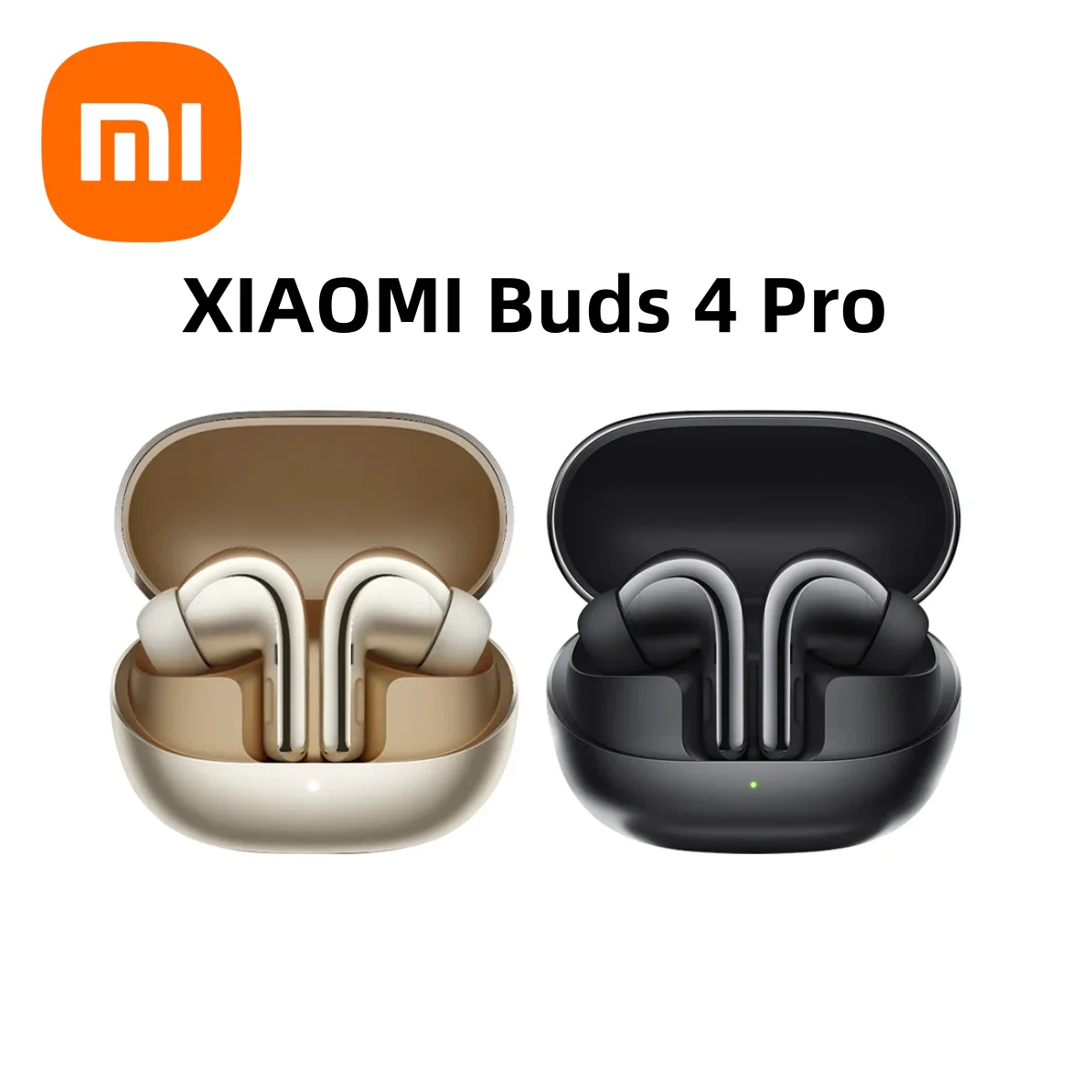 Xiaomi Mi Buds 4 Pro TWS Earphone Bluetooth 48dB Active Noise Cancelling Wireless Headphone HiFi Sound 38 Hour Battery Life IP54