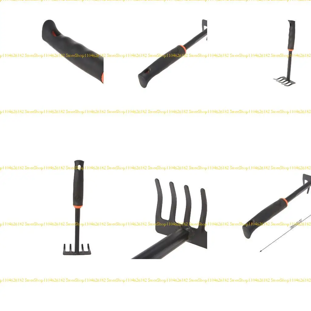 

Q2Q4 1Pc Portable Digging Tool Mini Steel Rake For Home Garden Transplanting Tool