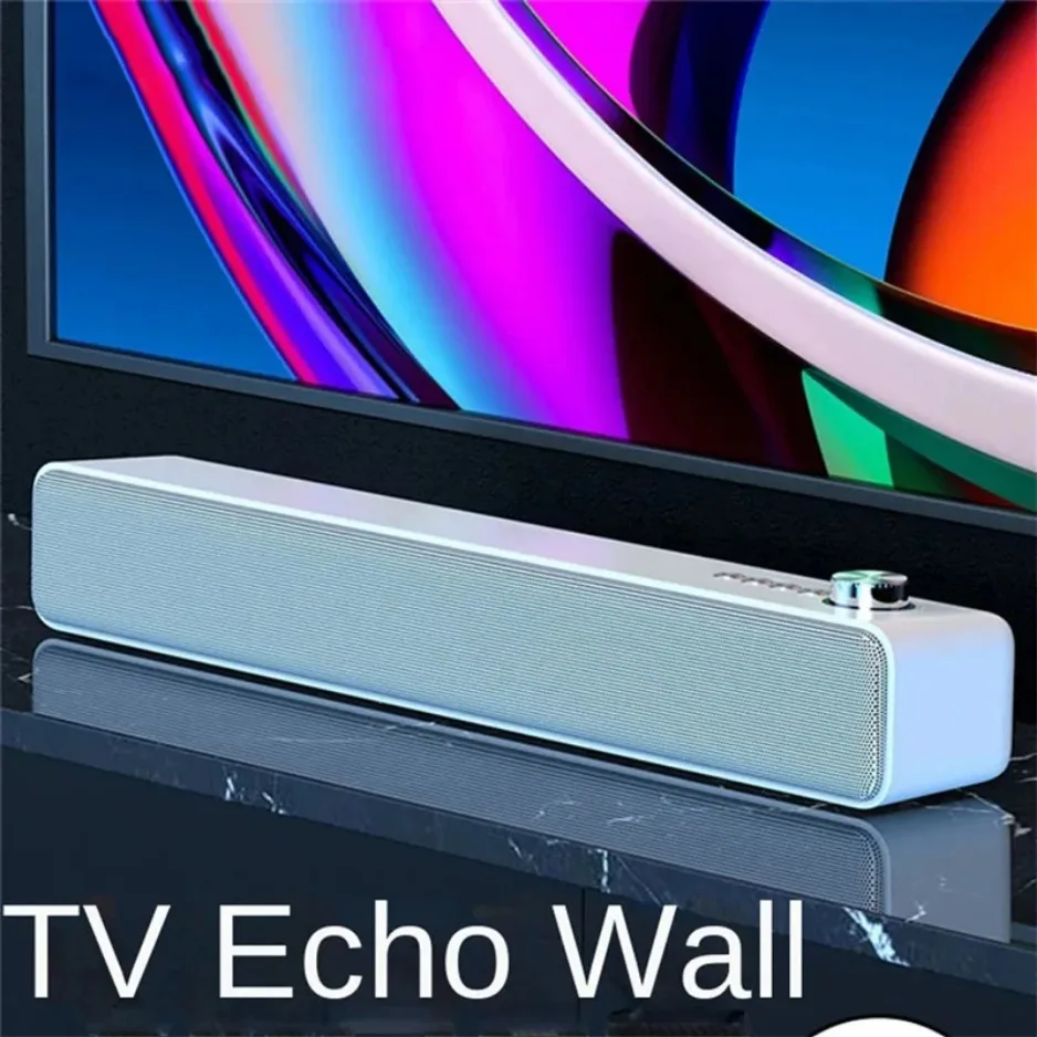 Subwoofer Bluetooth originale Soundbar TV Audio Echo Altoparlante per computer da parete Home Theater Musica Altoparlante Bluetooth wireless Regalo