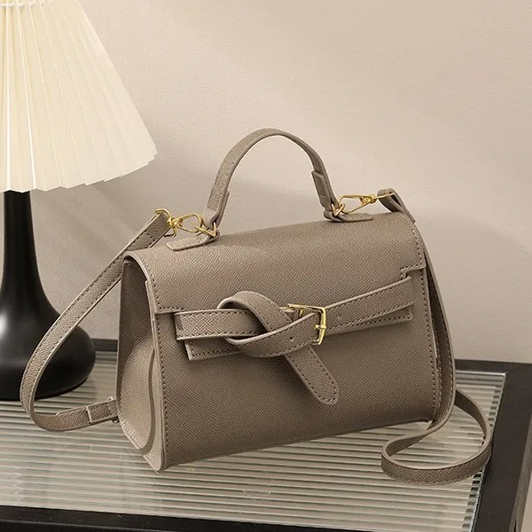 

2025 Unique Mini Crossbody Bag - Korean Retro Square Purse with Leather Strap, Stylish Shoulder Bag for Women