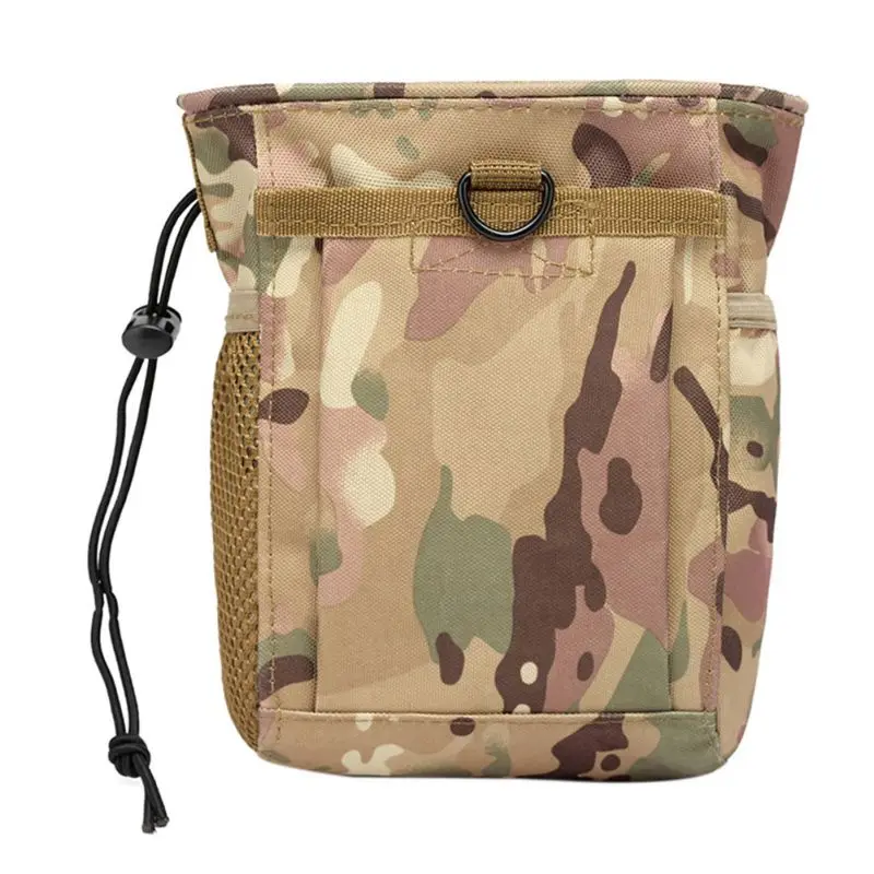 Outdoor Shooting Molle Utility Hunting Pouch Ammo Pouch Tactical Drawstring Magazine Dump Pouch Belt Fanny Hip Holster