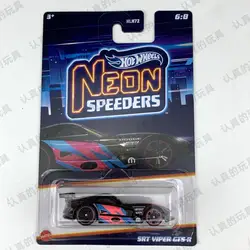 HOT WHEELS 1:64 NEON SPEEDERS DODGE SRT VIPER GTS-R Collection of die-cast alloy trolley model ornaments