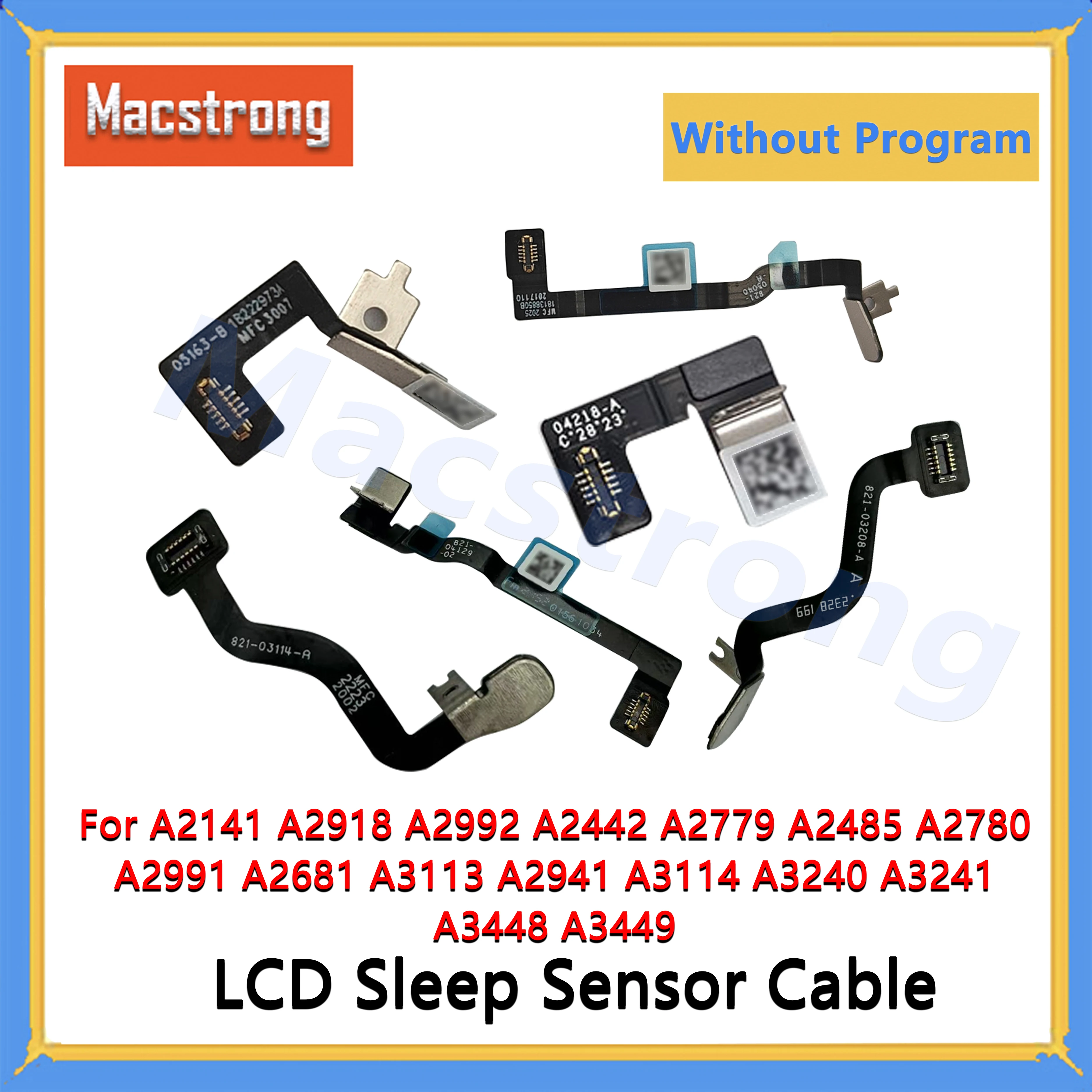 New A2681 LCD Sensor Cable A2141 A2442 A2485 A2991 A3403 Lid Angle Sensor Cable For Macbook A2941 A3113 A3449 Screen Sleep Cable