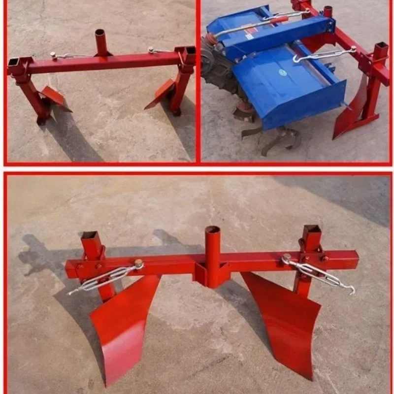 Ridge support, ridge opening, stem trenching machine
