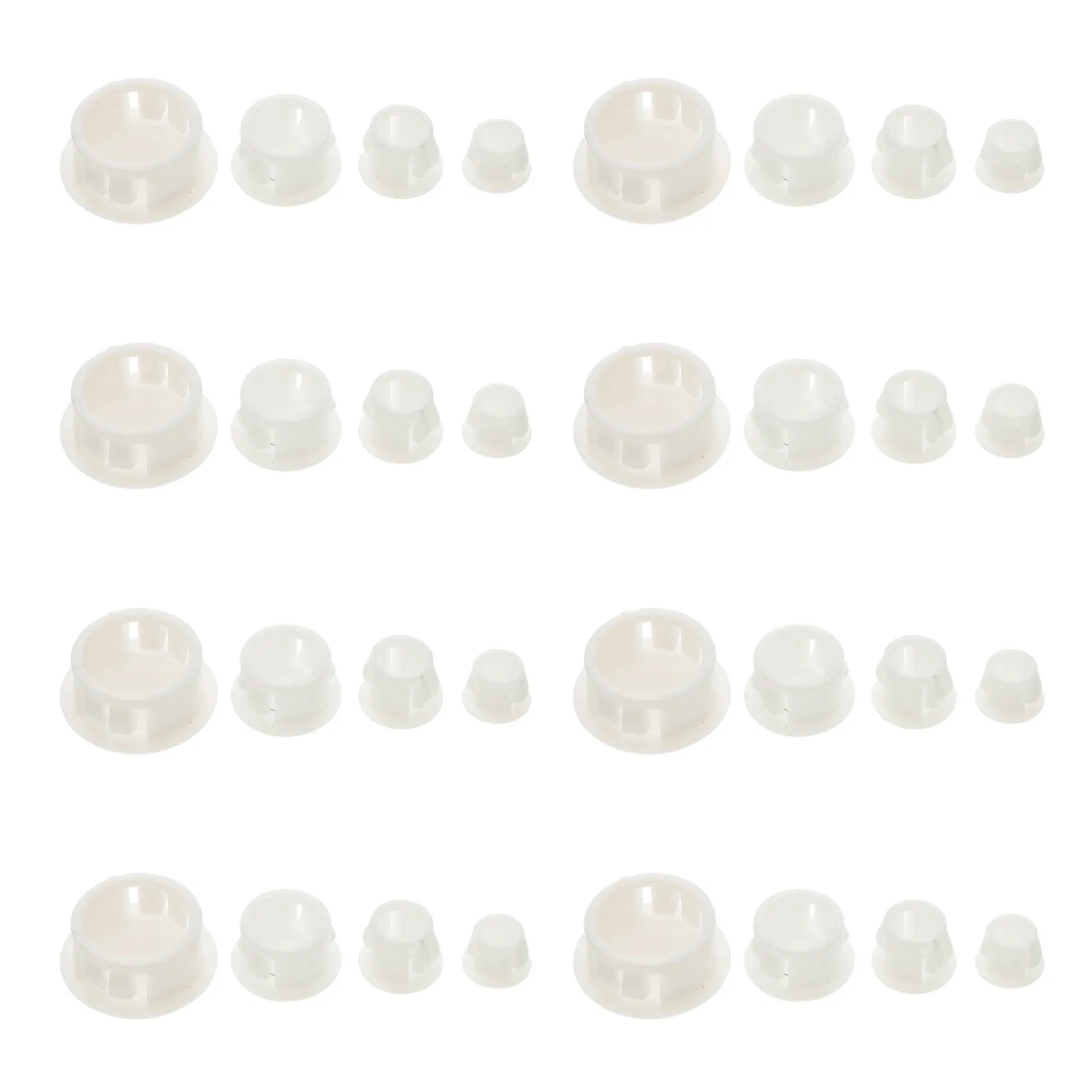 27Pcs Professional Screw Covers Exquisite Workmanship No Burrs Long Service Life Protective Covers for Screws White