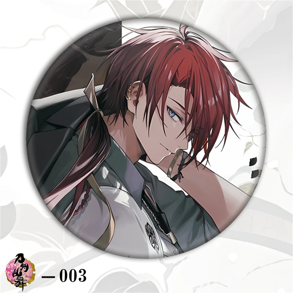 58mm Anime Touken Ranbu Yamanbagirikunihiro Imanotsurugi Cosplay KOSTUUM Badge Pin SPTE Blik Broche ﻿   Prop Gilf