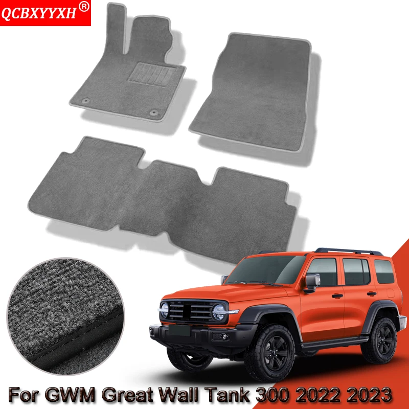 

Custom Car Floor Mats For GWM Great Wall Tank 300 2022 2023 2024 Waterproof Non-Slip Floor Mats Internal Protection Carpets Rugs