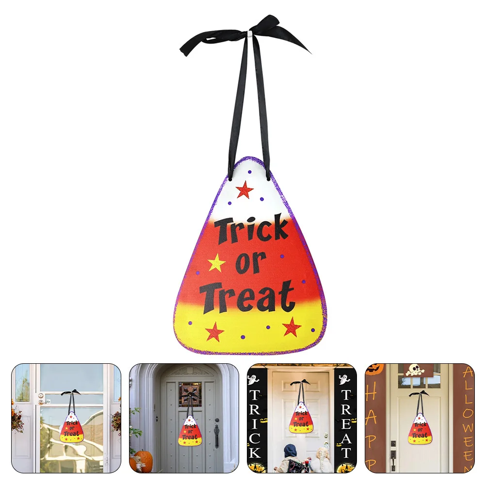 

1pc Plaque Hanging Decor Decor Halloween Hanging Pendant For Door Home Party Decoration Scene Layout Pendant