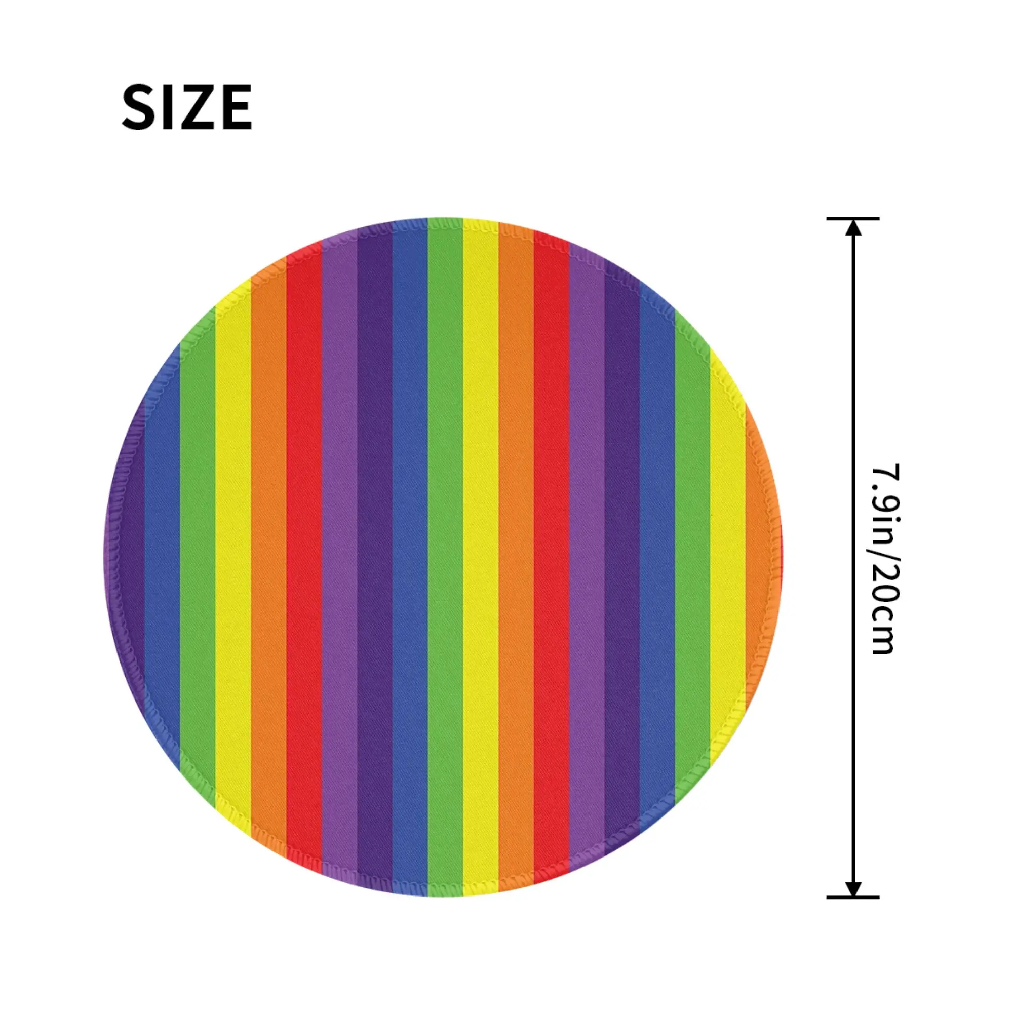 Rainbow Flag Gay Pride Mouse Pad Computer Keyboard Mouse Mat Gaming PC Laptop Desk Mat Office Accessories Table Mats
