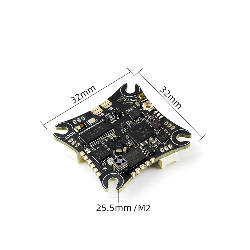 HGLRC ZEUS5 ES24 1S AIO F411 kontroler lotu BlueJay 5A 4 in1 ESC 200mW VTX SPI 2.4G ELRS RX 25,5x25,5mm dla okrzyków 65mm 75mm