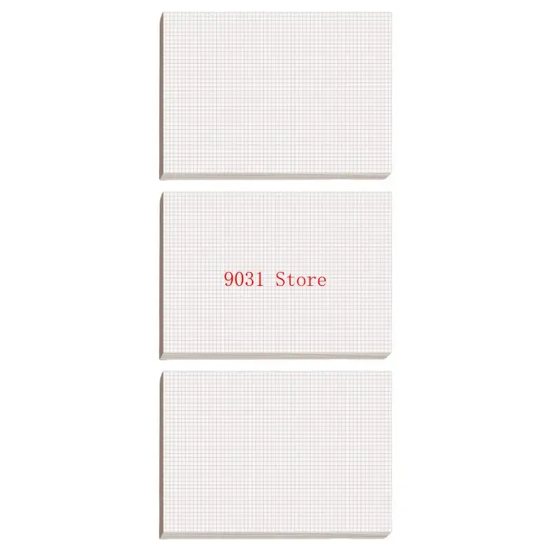 3 PCS Graph Paper Paper Paper Writing Pad Paper Notepad Pad Pad School School Office For Offre Students Professor