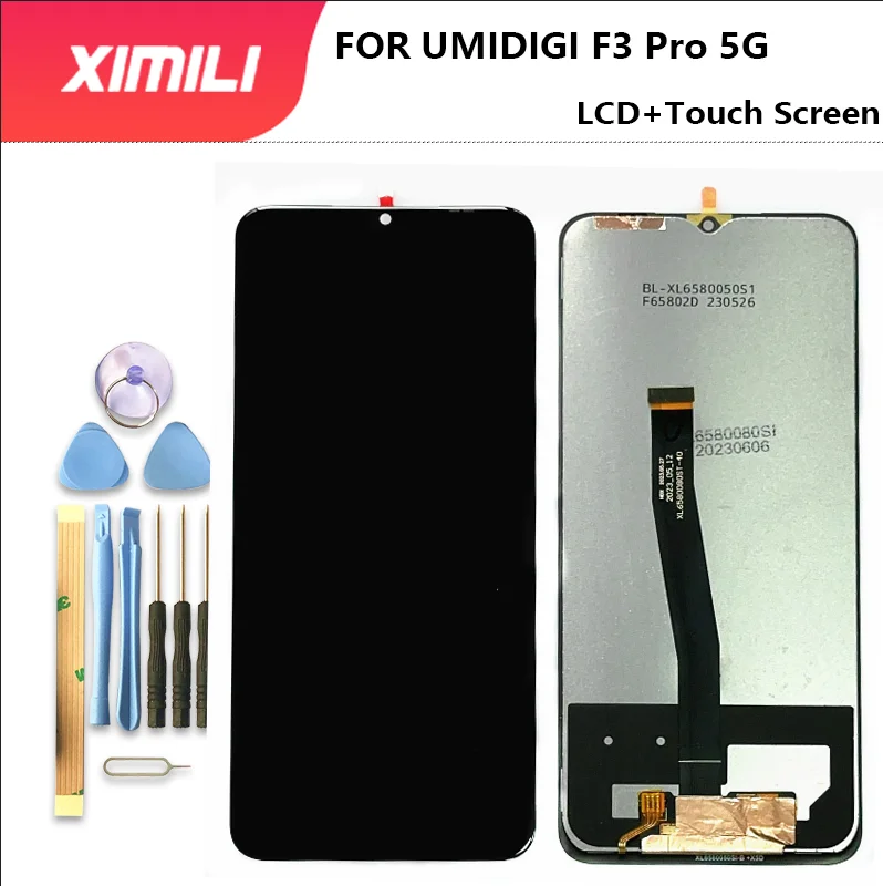 New For UMIDIGI F3 PRO LCD Display + Touch Screen Replacement For UMIDIGI F3 pro 5g LCD Display Repair Parts + tools