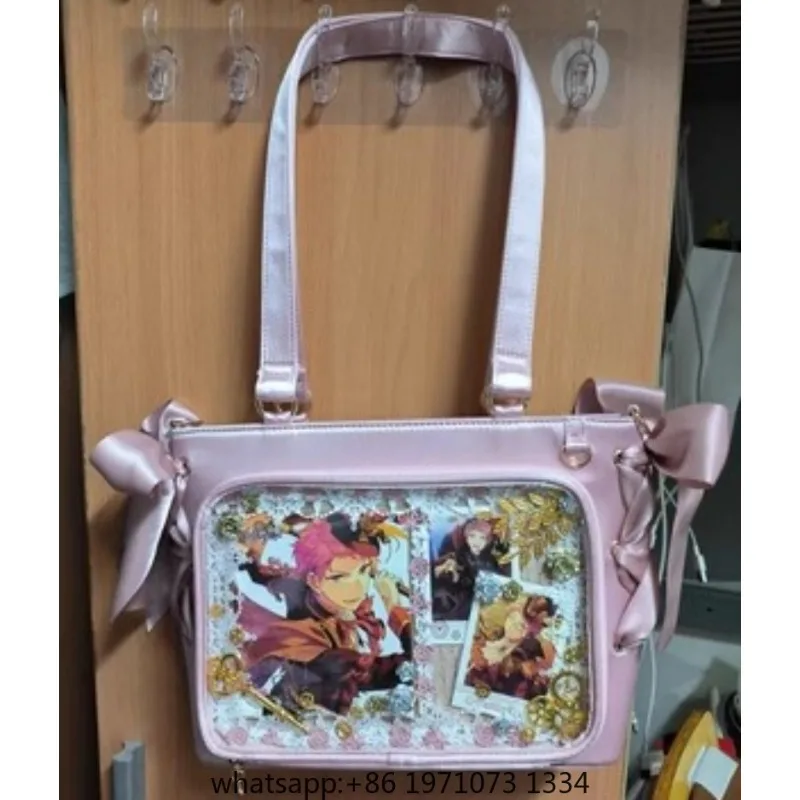 Ita Bag New Elegant Satin Underarm Bags Girls Sweet Ribbons Bow Shoulder Bag Popular Trendy Handbag Transparent Сумка Bolsa