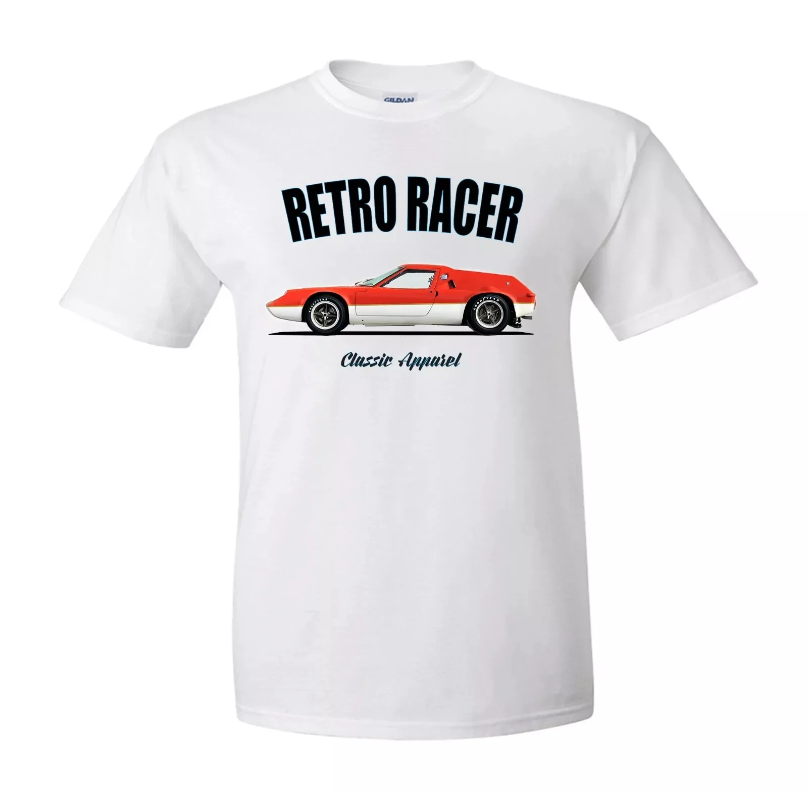 LOTUS EUROPA T-shirt. RETRO RACER. CLASSIC CAR. BRITISH. RACE CAR.