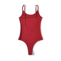 Sexy bodysuit tops for women 2024 Summer y2k fashion white body suits women white bodysuit backless black cami top red - Image 5