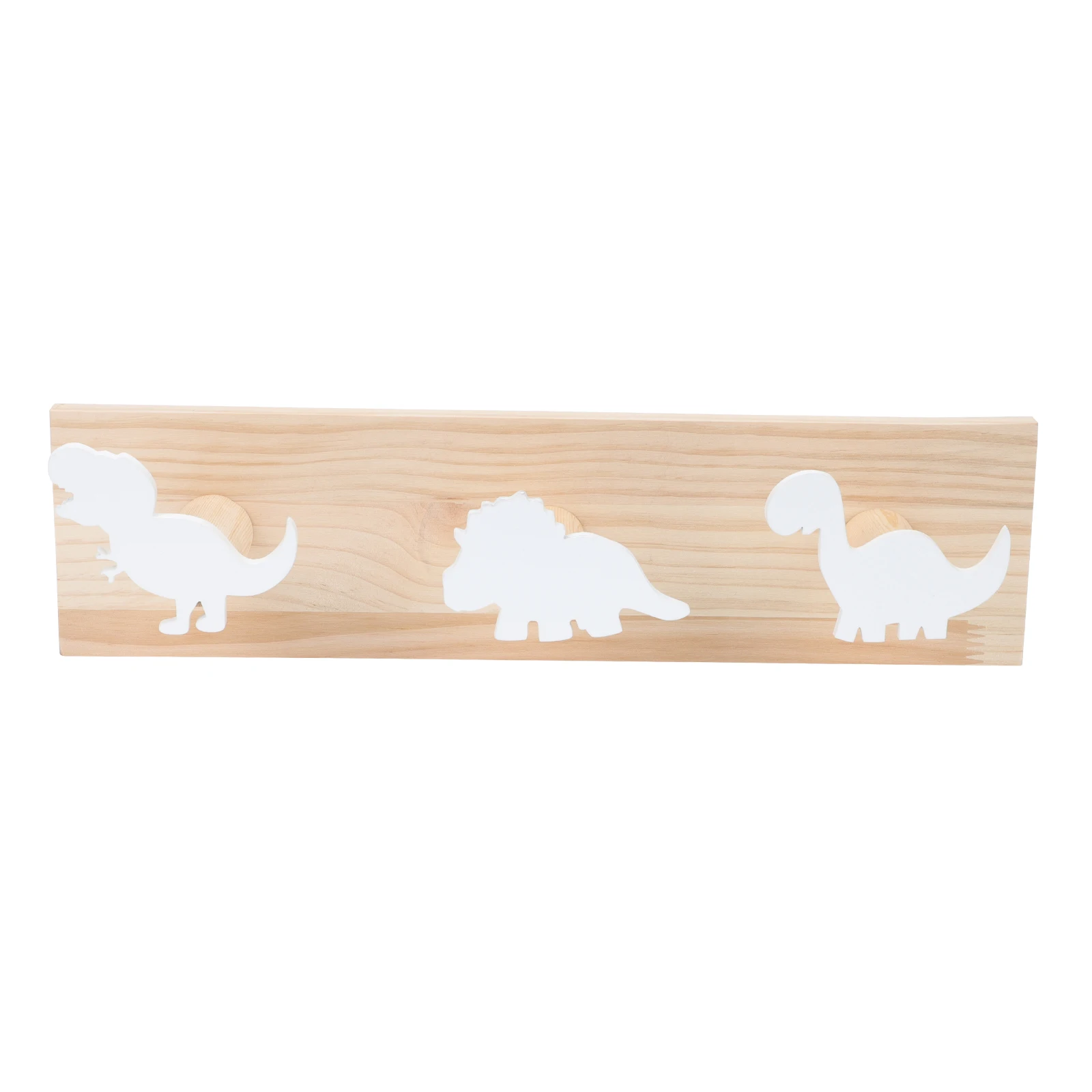 

Dinosaur Hooks Home Decor Wooden Wall mounted Coat Hat Row Hooks Smooth Edge Eco friendly Texture Use Household Storage