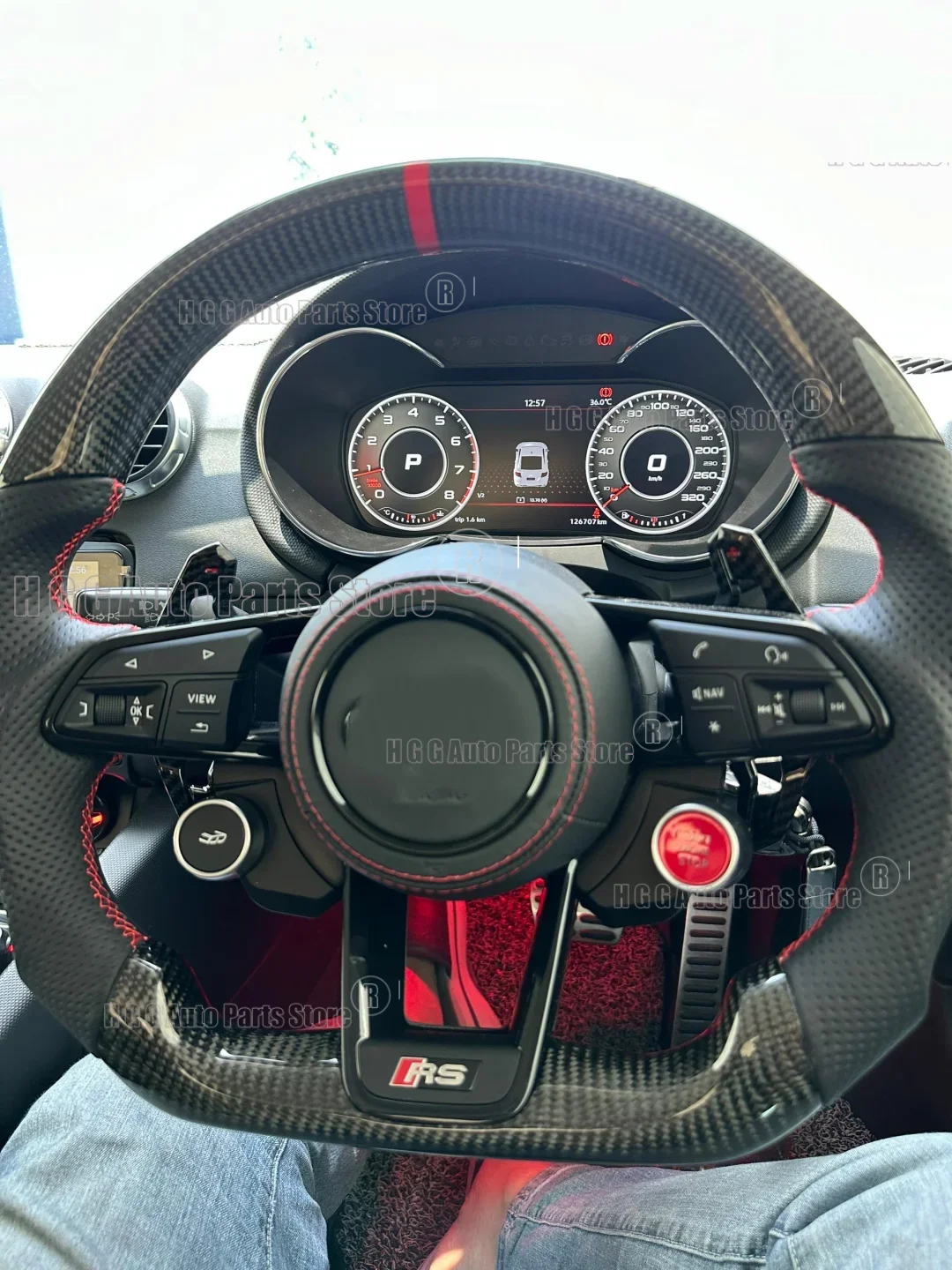 Disital Dashboard Cluster For MK2 AUDI TT TTS TTRS 2008-2014 Years Variant virtual Instrument Panel Cockpit Speedometer Odometer