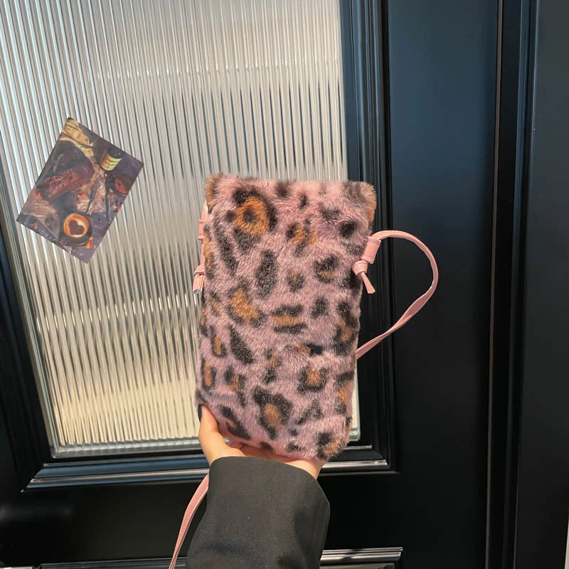 Mode Neue Einfarbig Schulter Unterarm Tasche Frauen Plüsch Weiche Herbst Winter Mode Flauschigen Totes Handtasche Dame Reise Geldbörse – Detail 23
