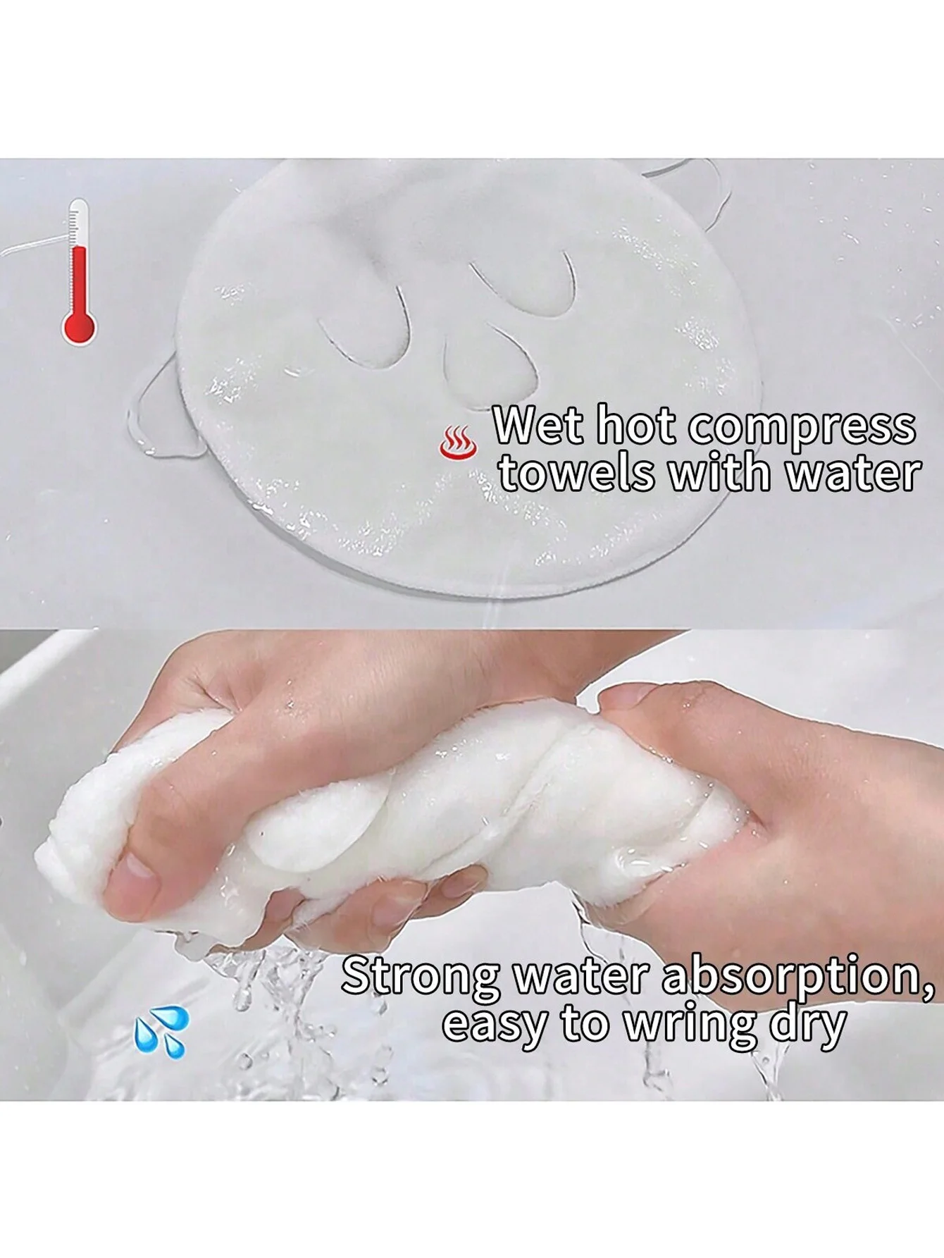 温湿布タオル フェイシャルマスク 顔の肌管理 美容マスク 温冷スチーム 家庭用フェイシャルマスク