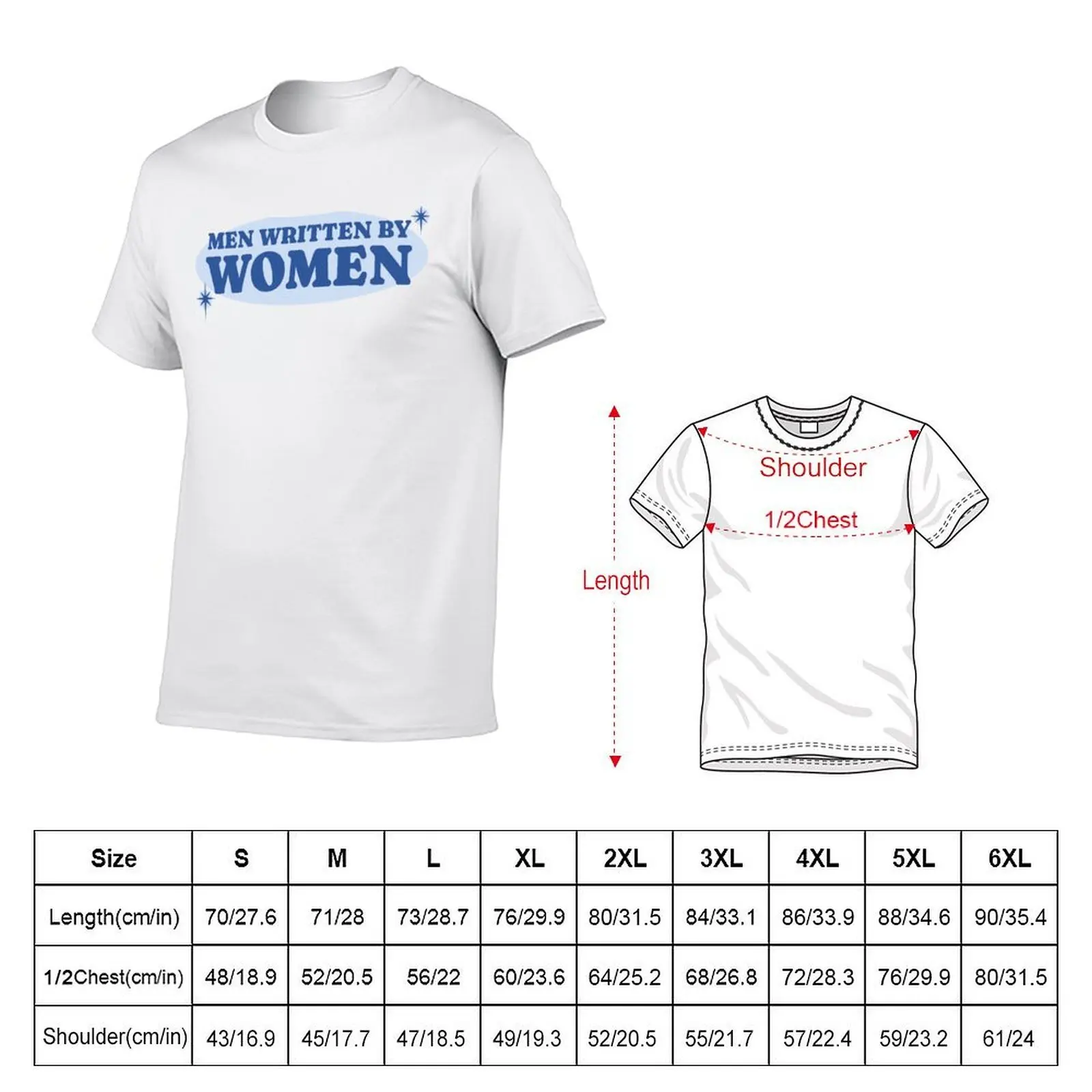 men written by women, blue T-Shirt plus size clothes street wear plain t shirts men