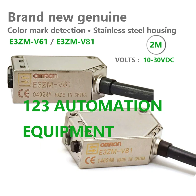 Authentic New Omron E3ZM-V61  E3ZM-V81 Color Mark Detection Compact Photoelectric Sensor Switch 2M