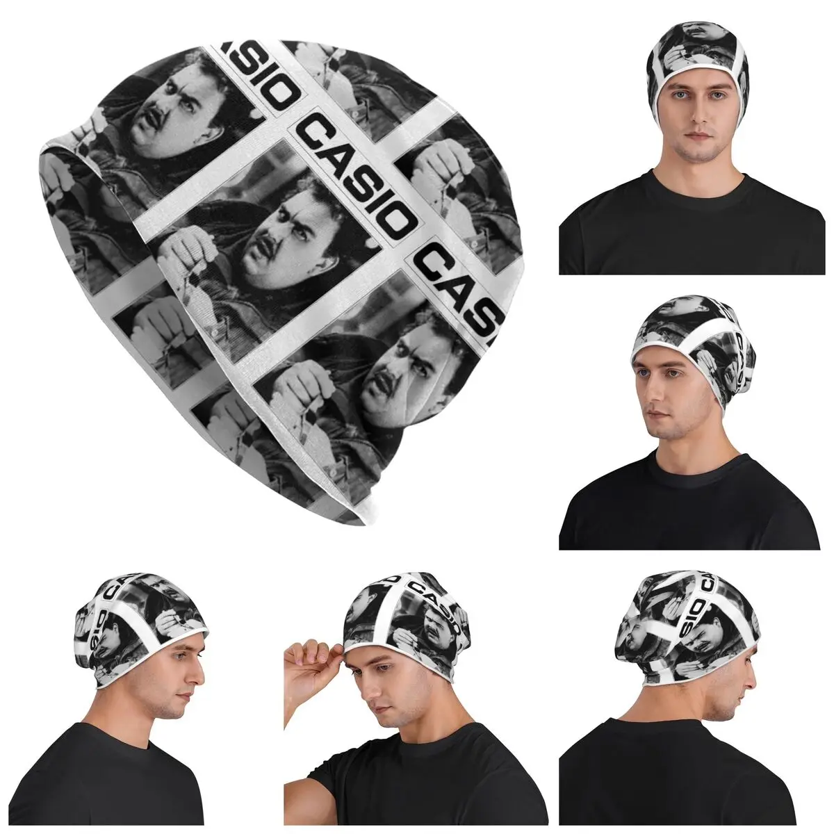 John Candy Casio Skullies Beanies Hats Warm Autumn Winter Outdoor Cap Knitted Bonnet Caps for Unisex Adult