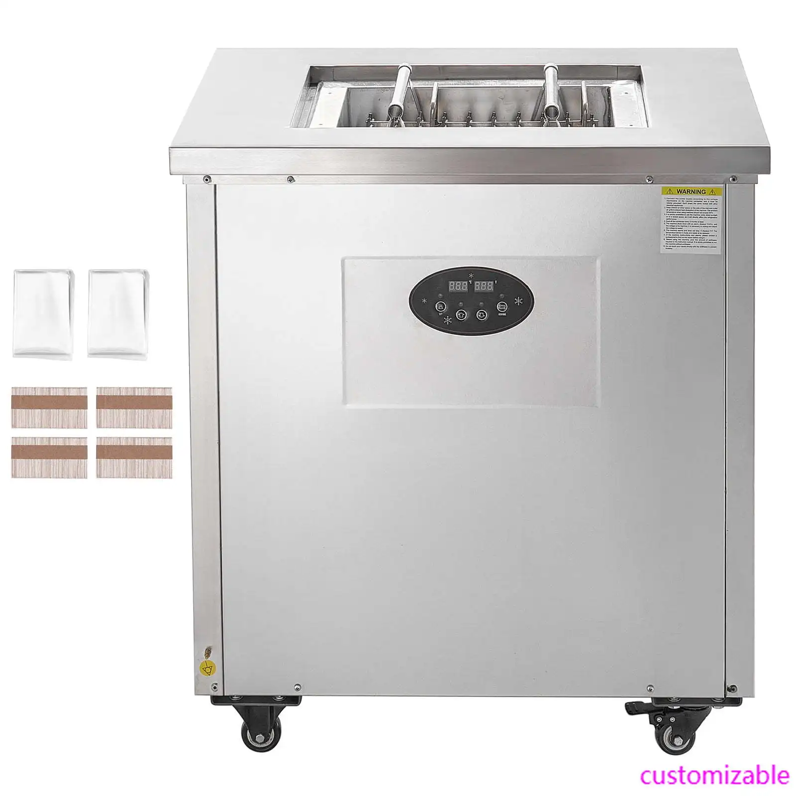 

Коммерческая машина для мороженого, набор одиночных форм - 40 шт. Ice Pops Lolly Maker