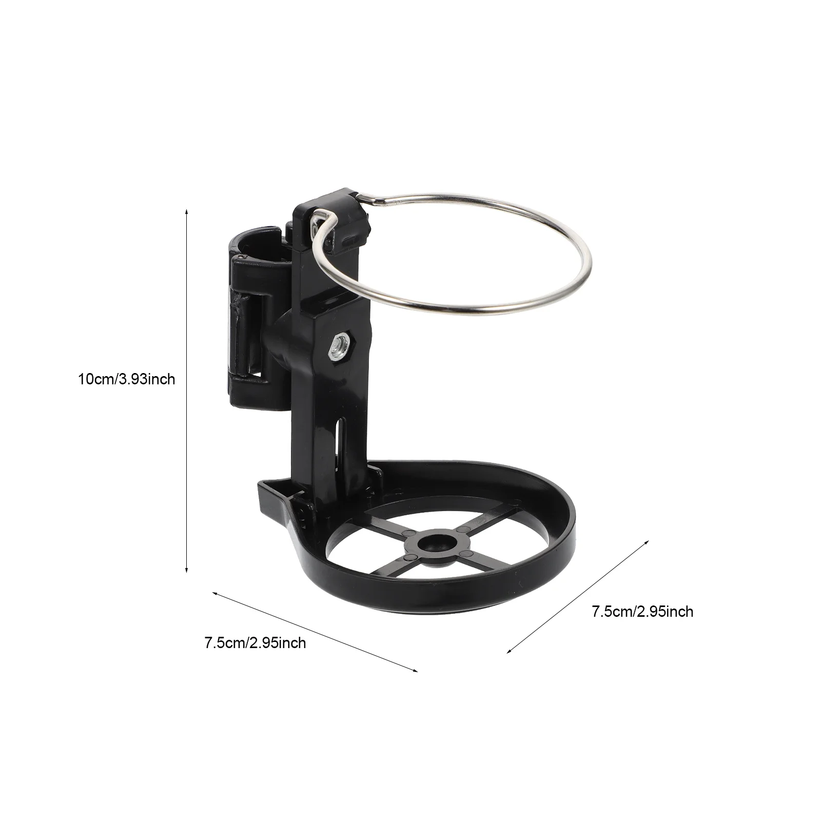 

2Pcs Fishing Chair Cup Holder Premium Stainless Steel Portable Folding Water Bottle Rack for Outdoor Fishing Accessory