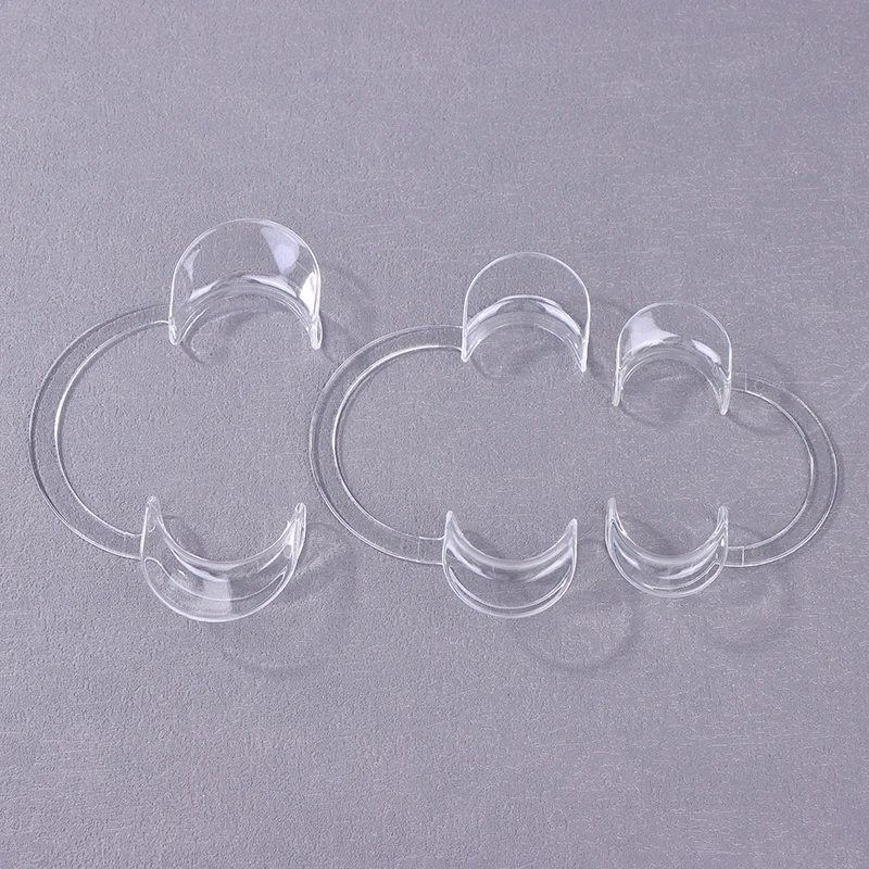 

5Pcs Transparent C-Shape Dental Cheek Retractor Lip Mouth Opener Orthodontic Tooth Whitening Tool