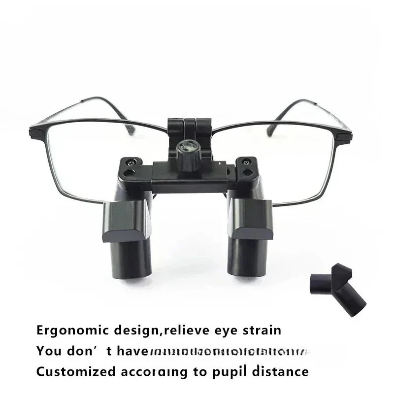 Burite New 3.5X Ergonomic Design 3.5X Ergo Prism Loupes Denta ENT Surgical IPD Customized Magnifying Glasses（ERGO-3.5X)