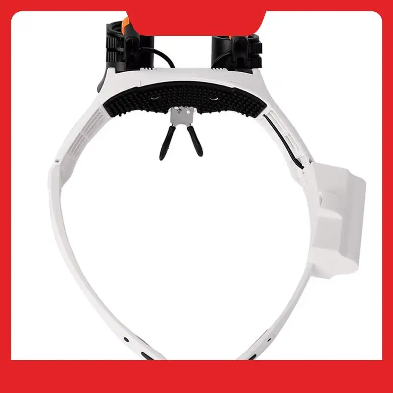 Magnifying Glass For Mechanical Repair LED Magnifier Glasses Cold Warm Light 3X 4X 5X 6X 7X 10X Loupe