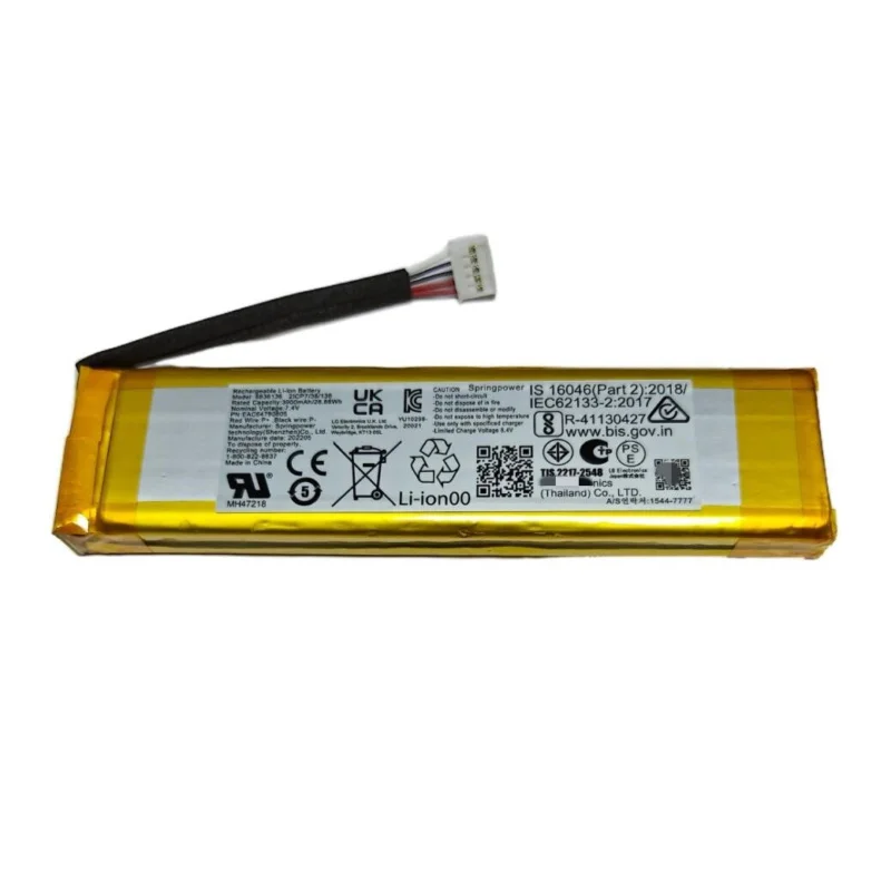 Replacement 7.4V 3900mAh Battery For LG XBOOM Go PL7 Bluetooth Speaker 6836136