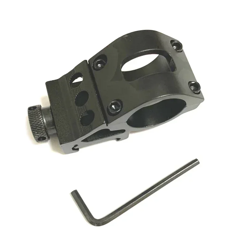 T2008 25mm escopo montagem lanterna tocha pistola a laser faixa braçadeira mira tática para 20mm padrão picatinny weaver ferroviário