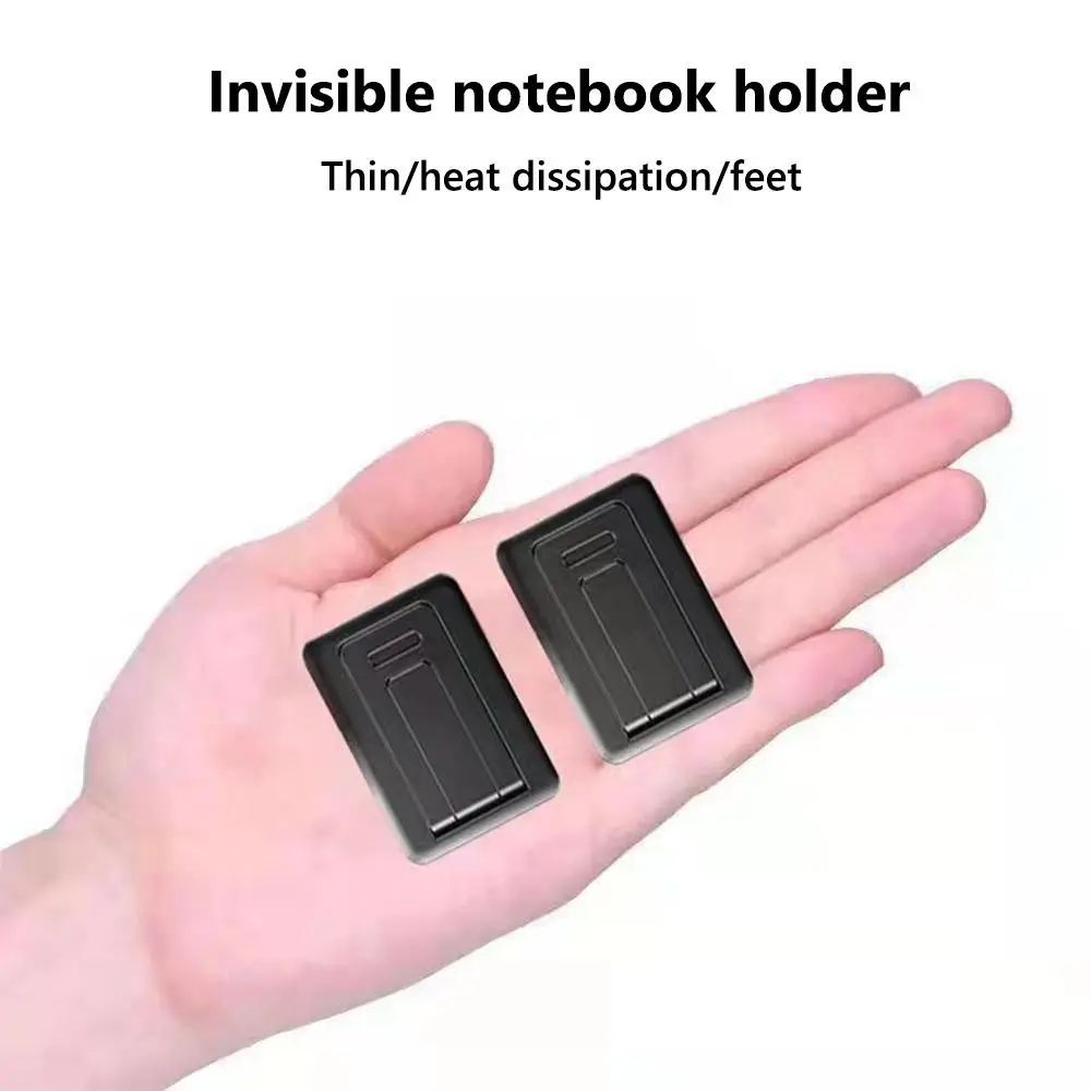 1 pair Mini Laptop Stand Portable Invisible Computer Keyboard Holder Foldable Anti Slip Cooling Pad For Huawei/Xiaomi Notebook