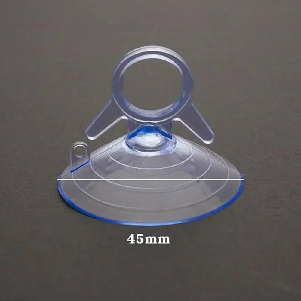 40Pcs Car Glass Windshield Sunshade Suction Cups Small PVC Sucker Car Window Suction Cup Hooks 5mm For Automotive Visor
