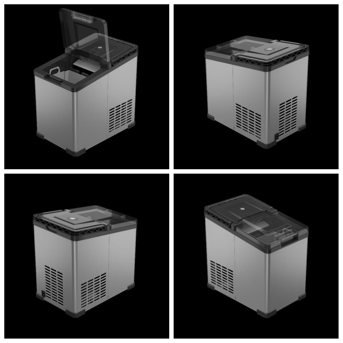 

ICE16 Portable Electric Ice Maker 100V-240V AC/12V/24V DC Automatic Ice Cube Maker for Home Car RV Outdoor