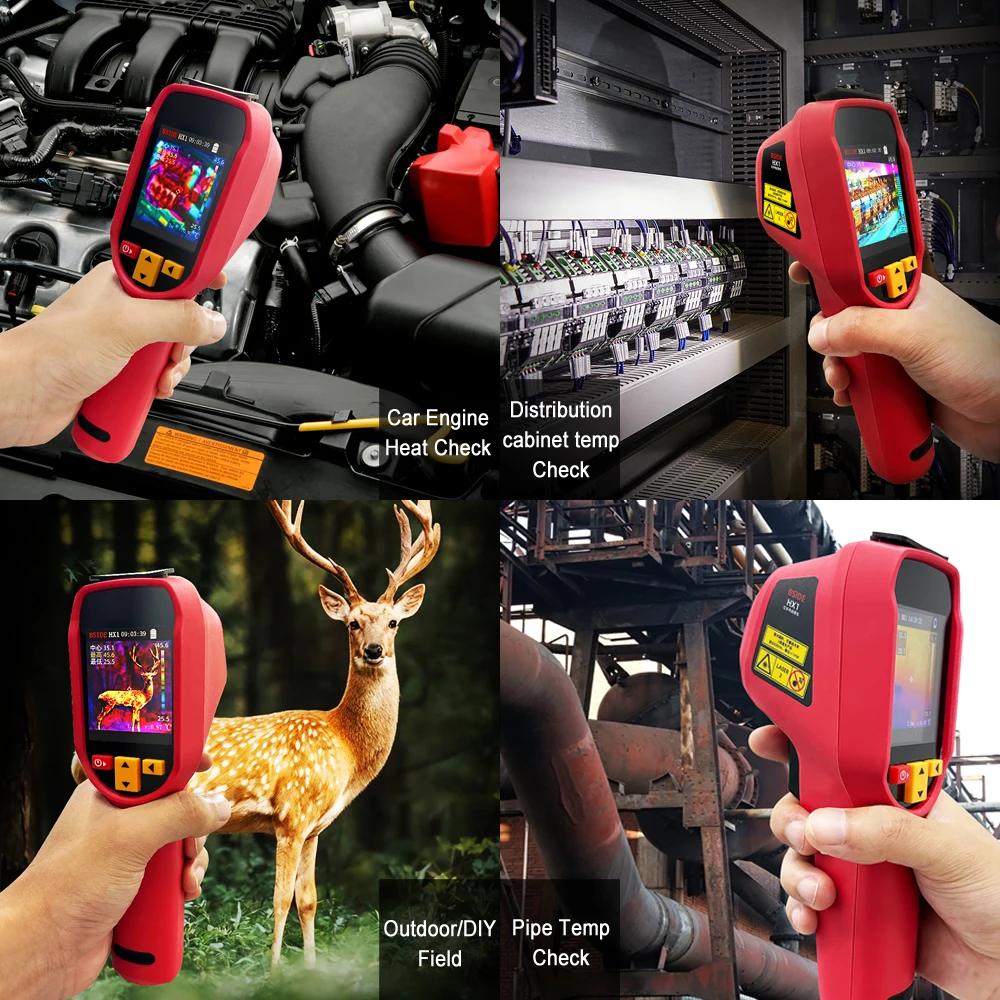 NEW Thermal Imager Camera Handheld Industrial -20-550C 240×240 Resolution PCB Pipe Inspection Fire Safety Repair Thermal Imaging image 5