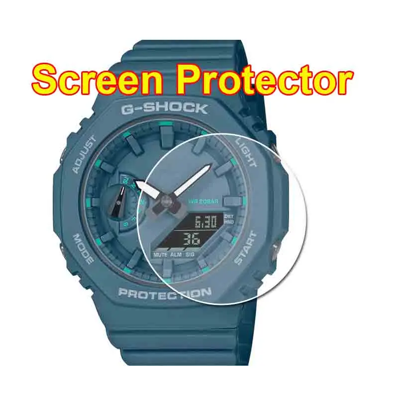 2PCS/3PCS TPU Screen Protector For Watch GM-S2100 GMA-S2100 GA-2000 GA-2110 GA-2200 GM-2100 HProtector Nano Explosion-proof Film